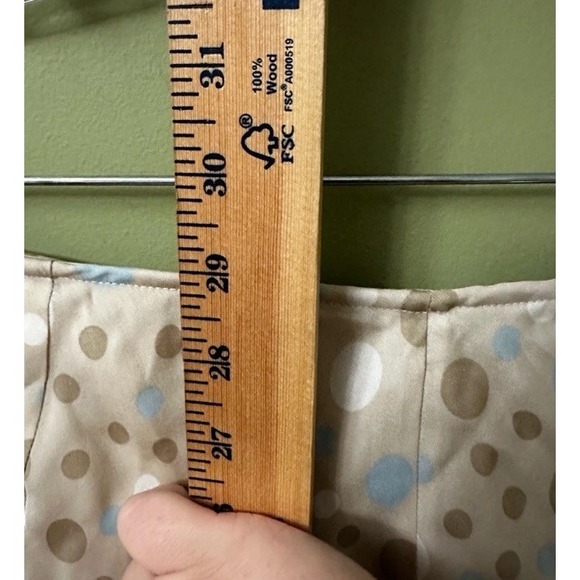 NWT KATE HILL‎ Womens Size 18 Midi Slip Silk Skirt Polka Dot Ruffle Hem Y2K 90s - Picture 7 of 10